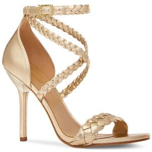 🤩MICHAEL Michael Kors Astrid Sandal - Pale Gold - Size 7 🤩
